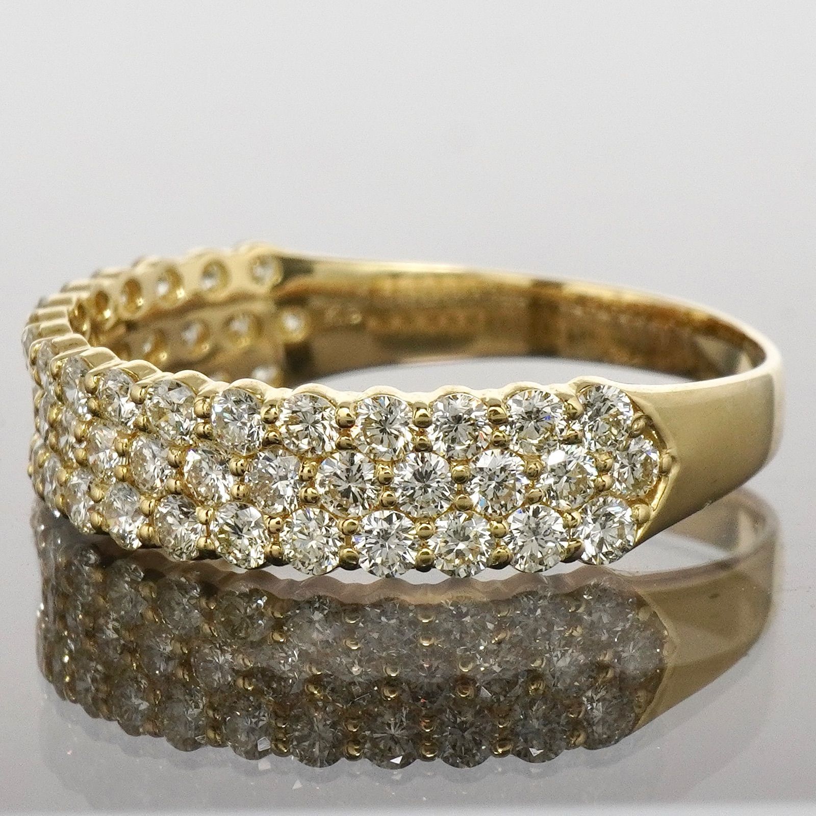 ダイヤ リング ダイヤモンド パヴェ 指輪 K18 D1.00ct 指輪 1ct - メルカリ