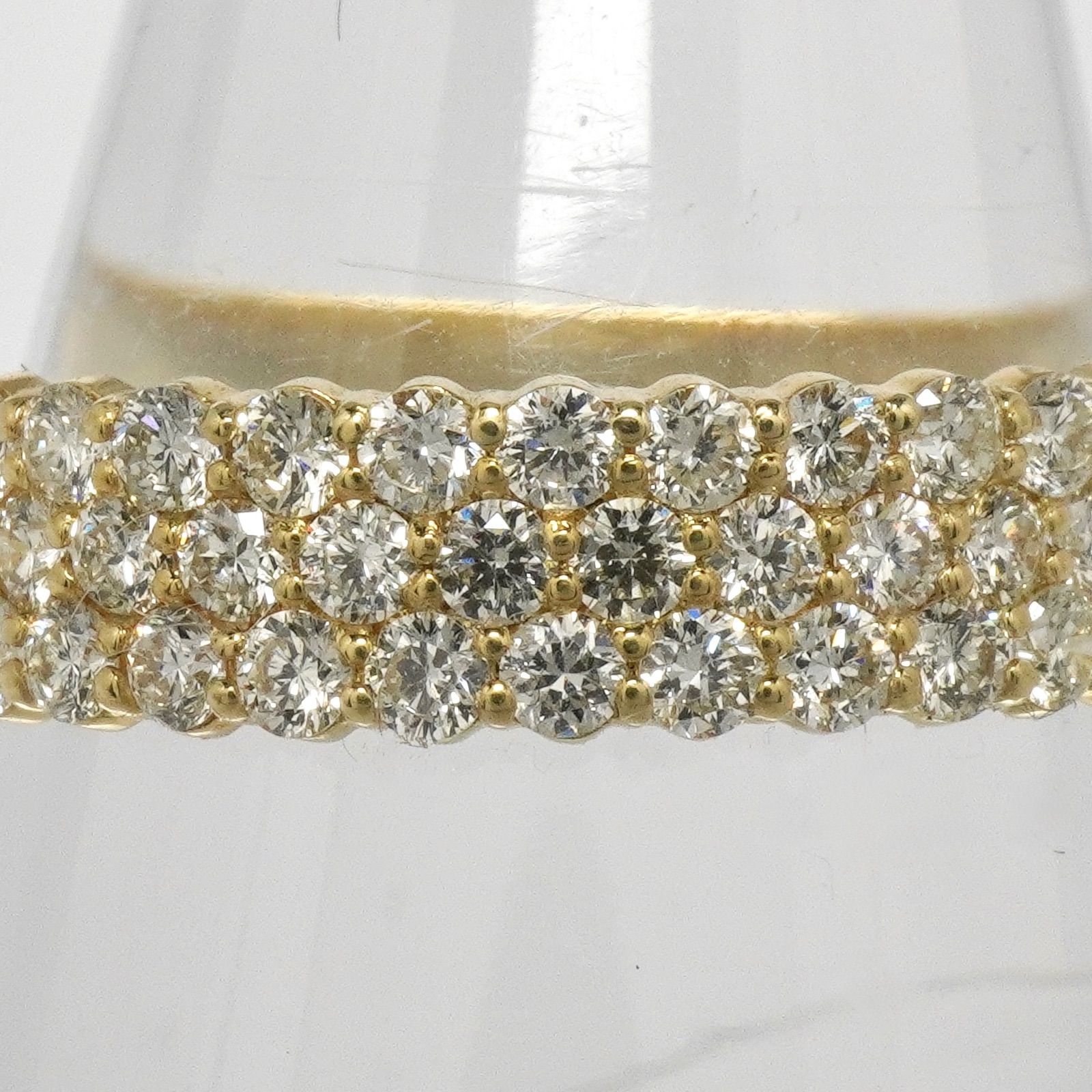 ダイヤ リング ダイヤモンド パヴェ 指輪 K18 D1.00ct 指輪 1ct - メルカリ
