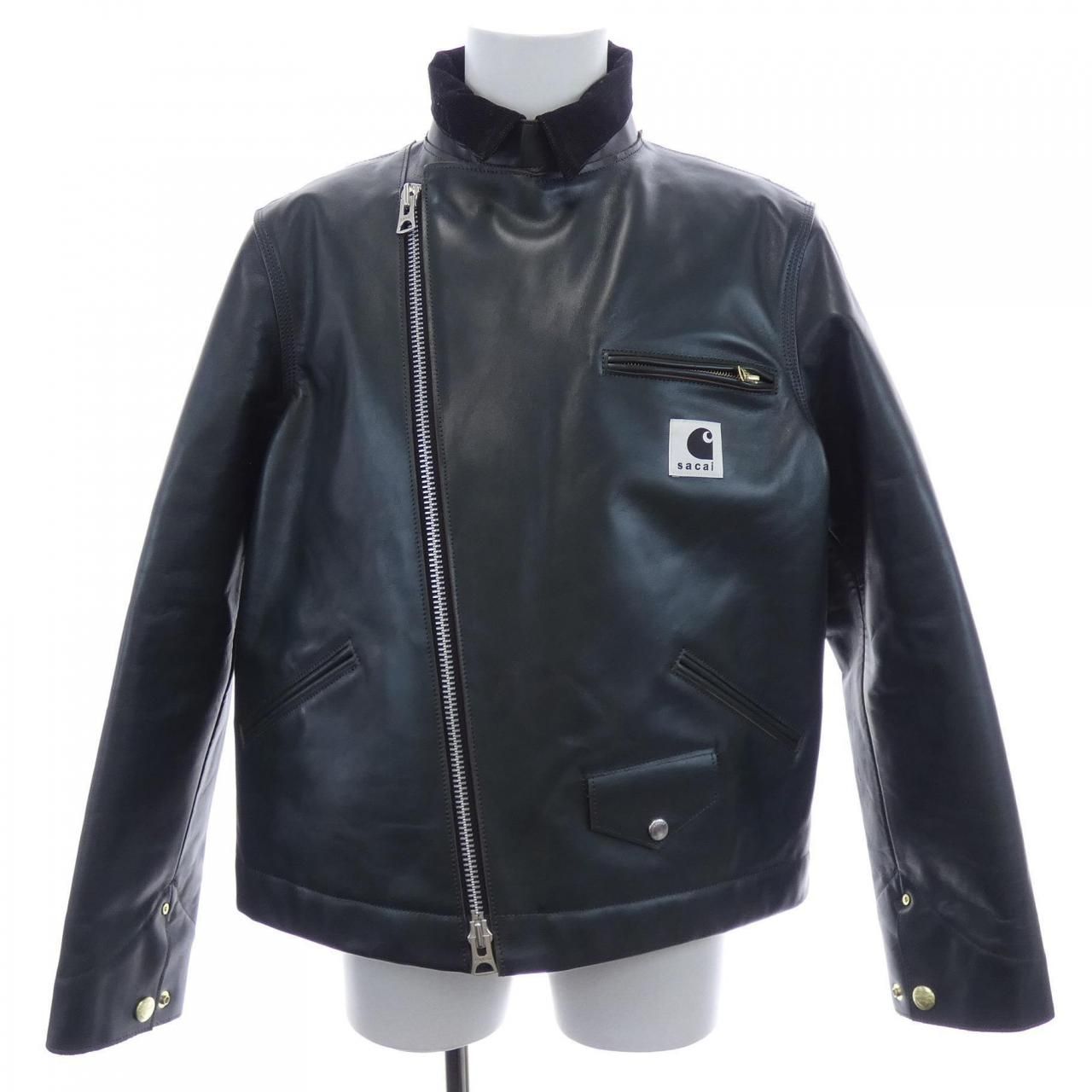 サカイ SACAI 25-03857M レザージャケット - メルカリ