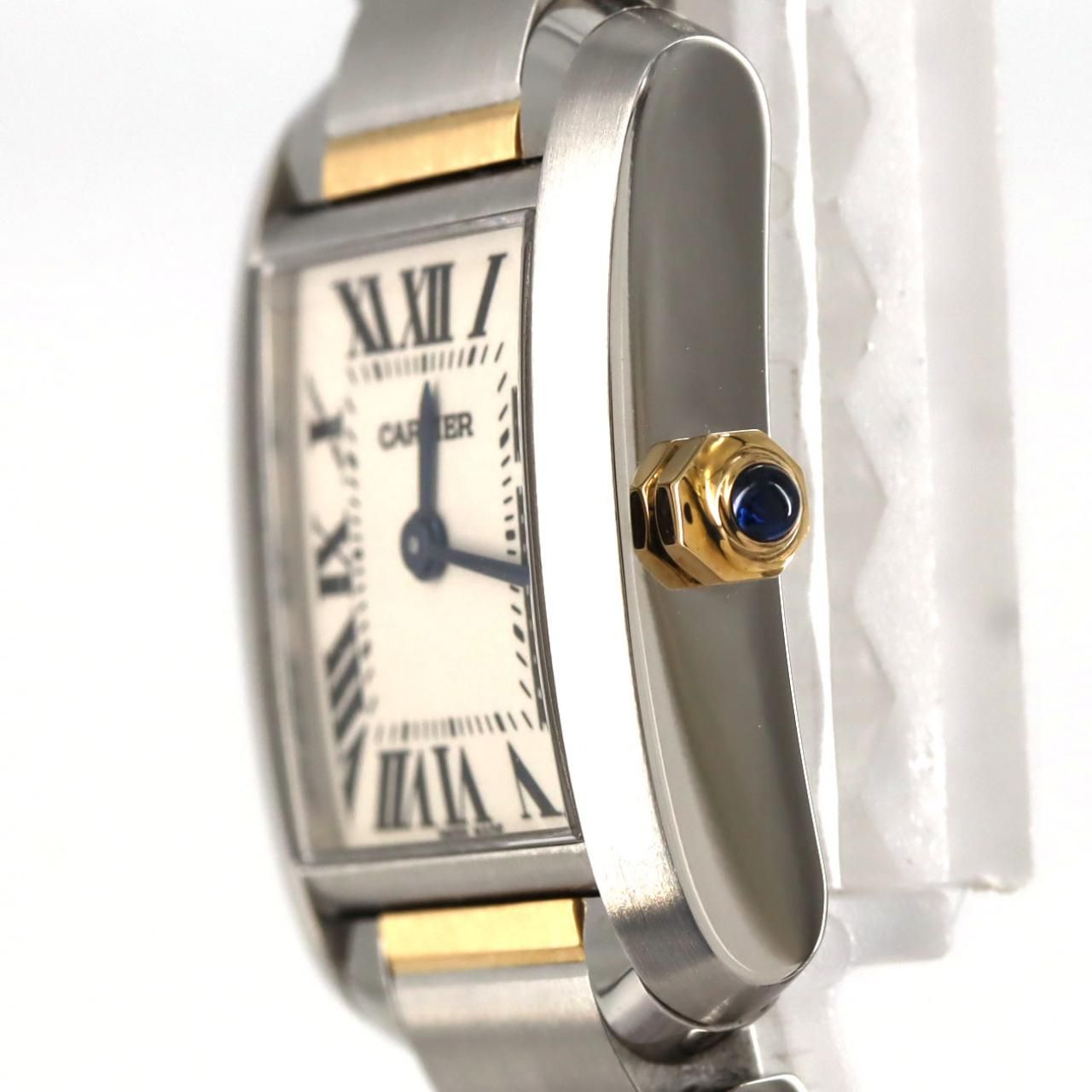 カルティエ タンクフランセーズSM コンビ W51007Q4 SSxYG クォーツ