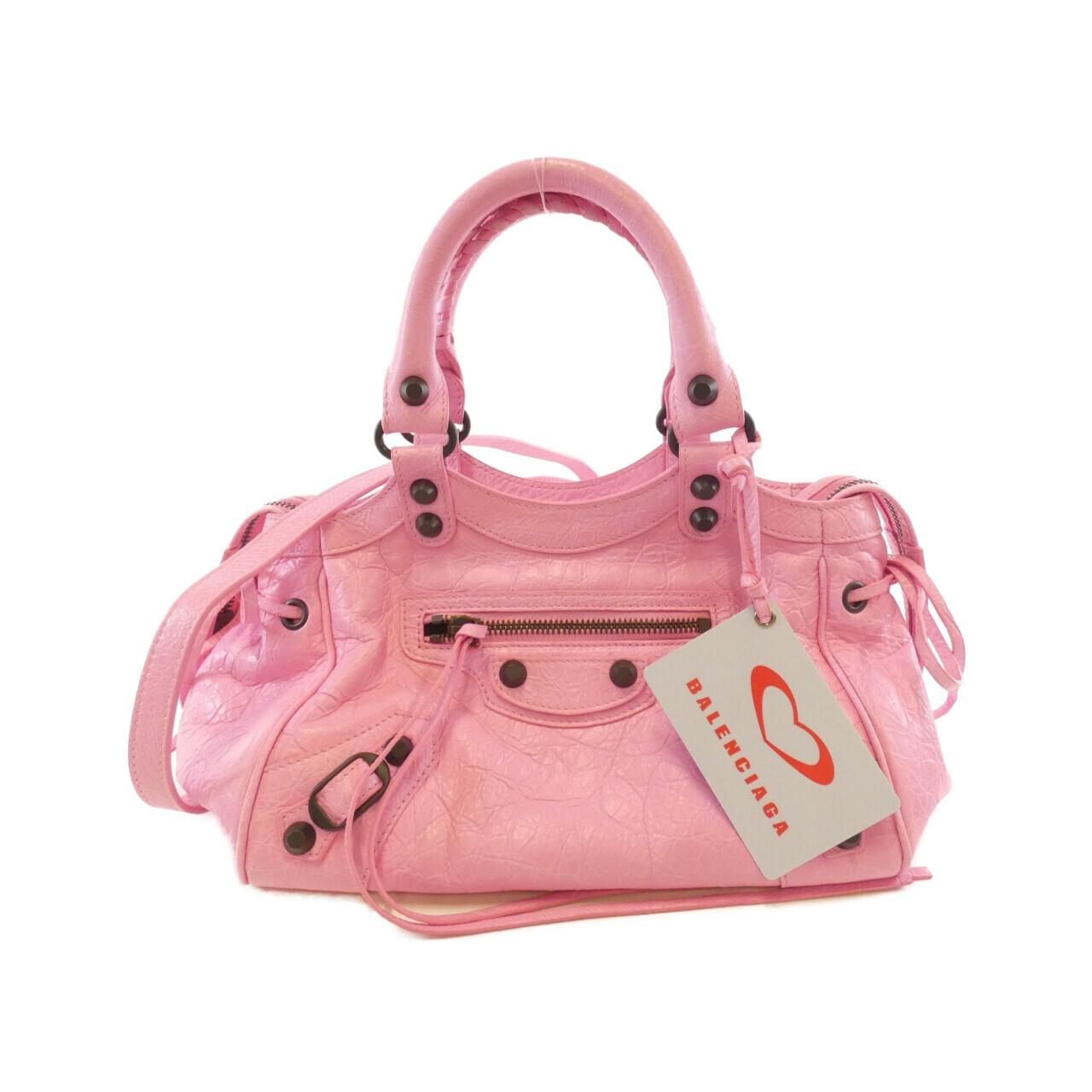 バレンシアガ LE CITY BOWLING BAG SMALL WITH CHARMS 835256 2AB1G