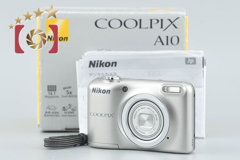 Nikon ニコン 【中古】Nikon ニコン COOLPIX A10 シルバー コンパクト