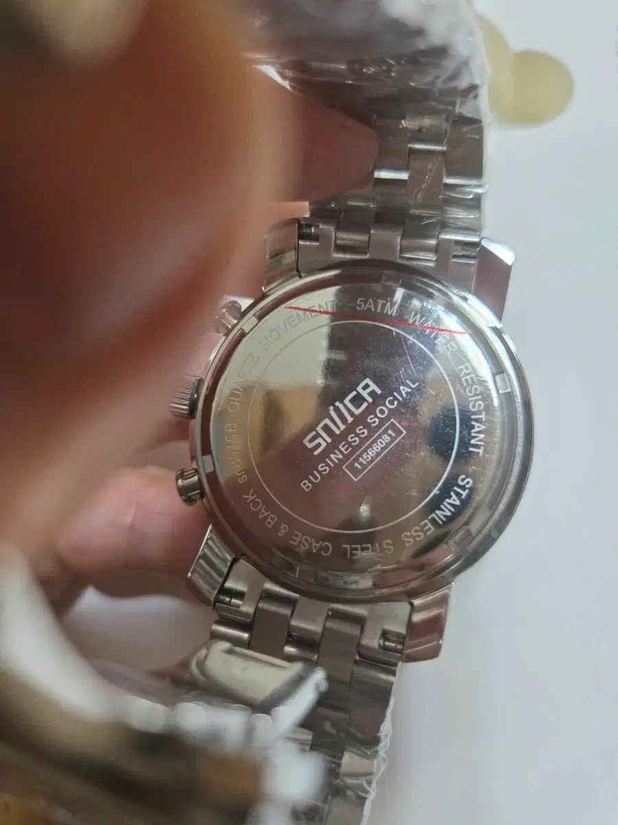 SNIICA スニカ メタル ウォッチ シルバー