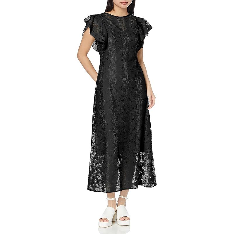 スナイデル コクーンレースワンピ レディース BLK