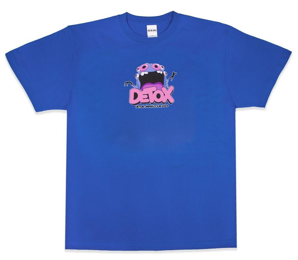 ワンオクロック ワンオク 2025 DETOX JAPAN グッズ Tシャツ D 青