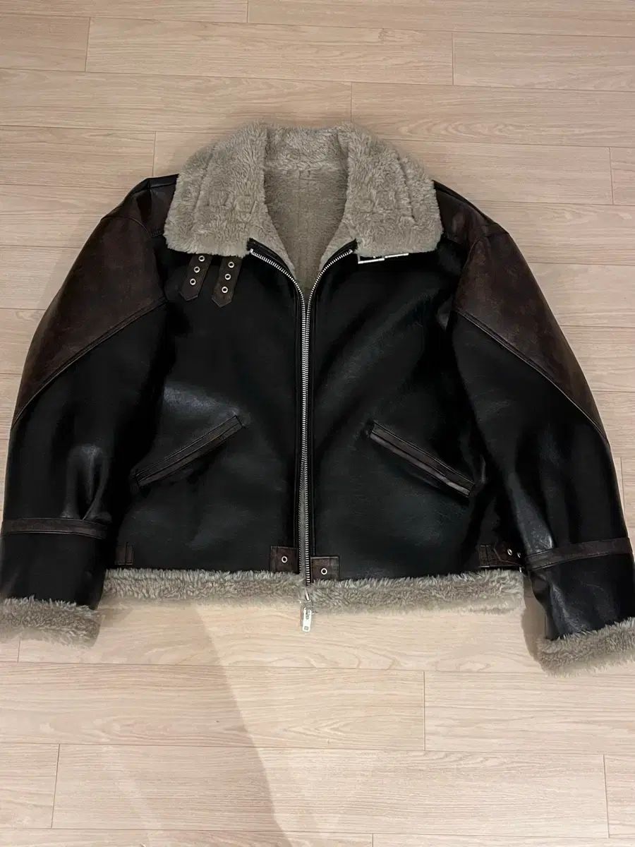 ドフジェーソン B-3 エアボン ムートン ジャケット L