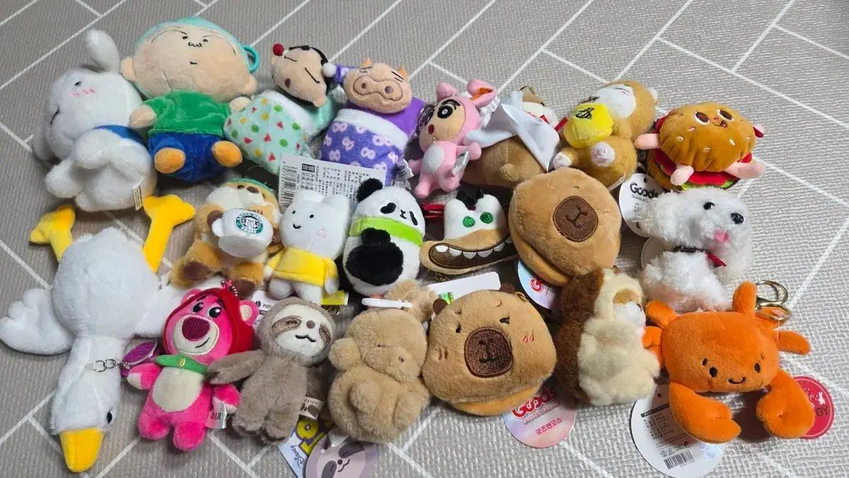 キャラクターぬいぐるみキーホルダー/キーホルダー まとめ売り 