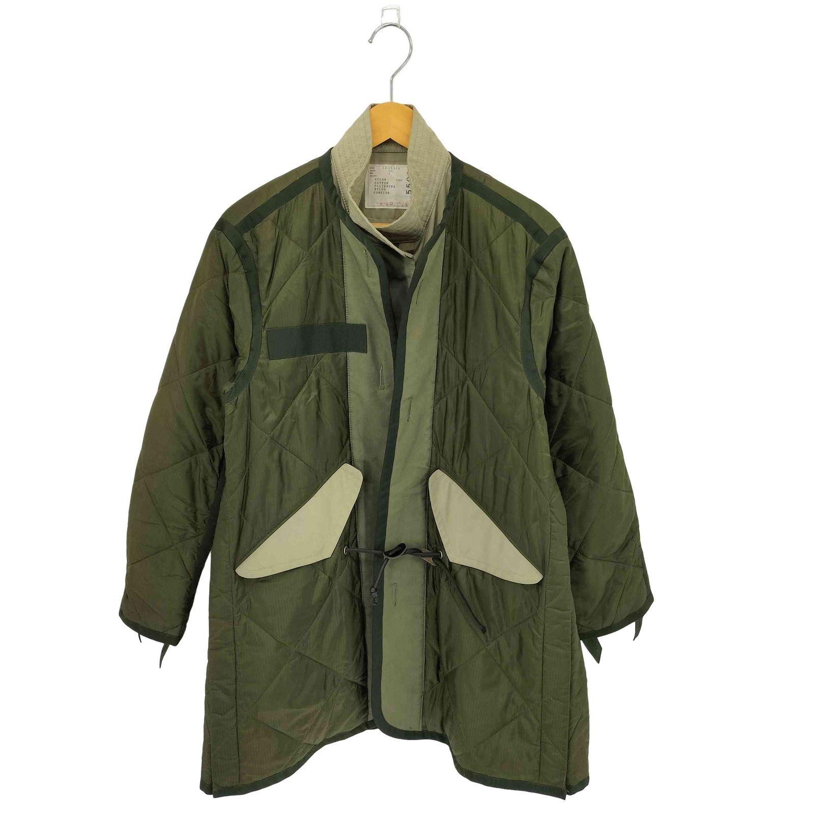 サカイ Sacai 22 AW ナイロン ミリタリー キルティングジャケット 阪急梅田Open メンズ 2
