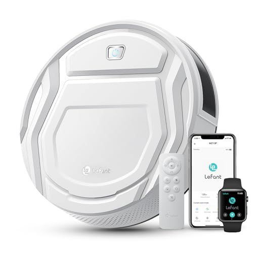 迅速に発送 Lefant M 210 P ロボット掃除機 コンパクト設計 2200 Pa強力吸引 120分連続稼働 ｜WiFi アプリ 音声対応 Alexa|Google Apple Watch対応 カーペット加圧 段差防止 静音モード搭載 リ a 48 da 498