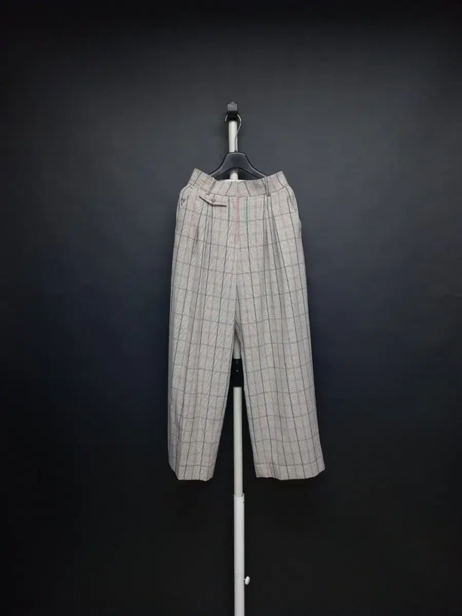 新 itMICHAA 春夏 ハイウエスト ピンタック ワイド 丸のままフィット パンツ 44