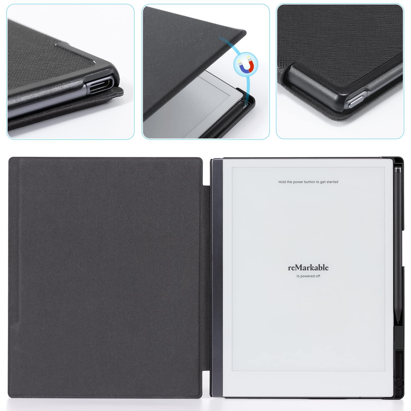 reMarkable 2 本体、カバー、ペン付き Amazon.co.jp: CoBak ケース Remarkable 2用 - ペンホルダー付き