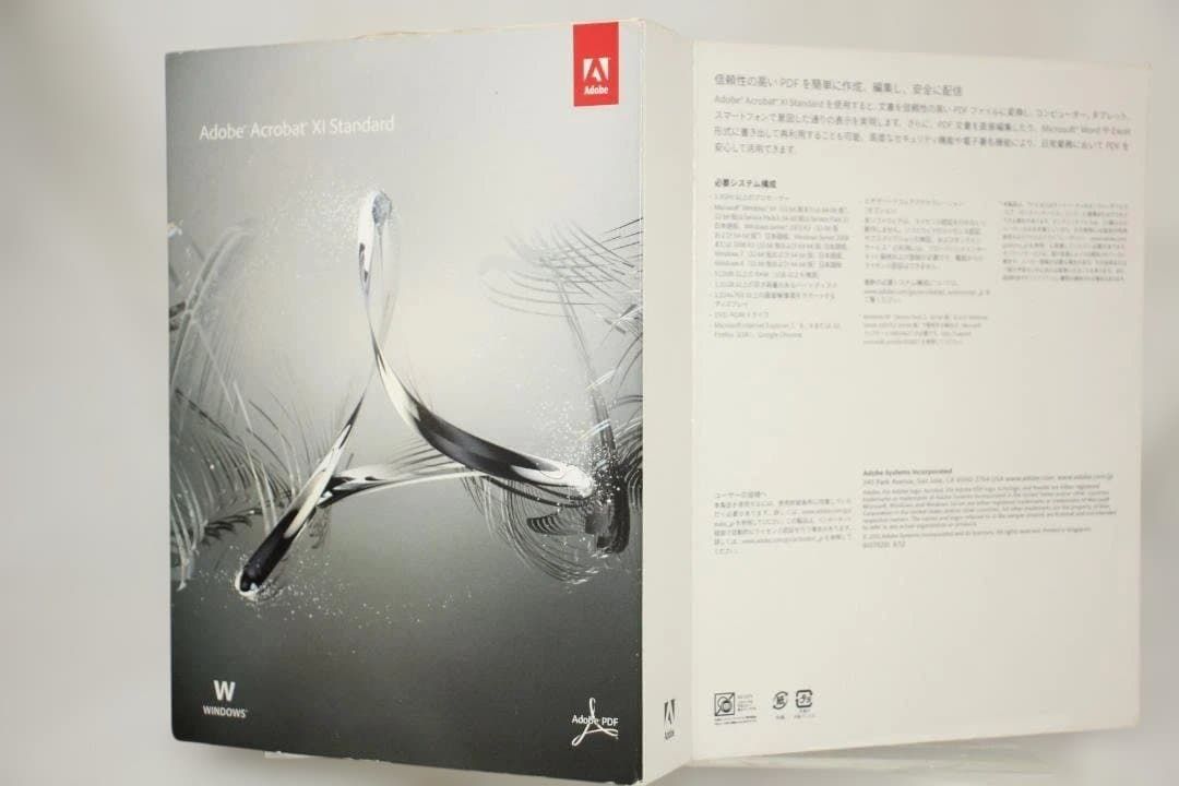  Adobe acrobat xi 11 standard 日本語版 その他 PC周辺機器