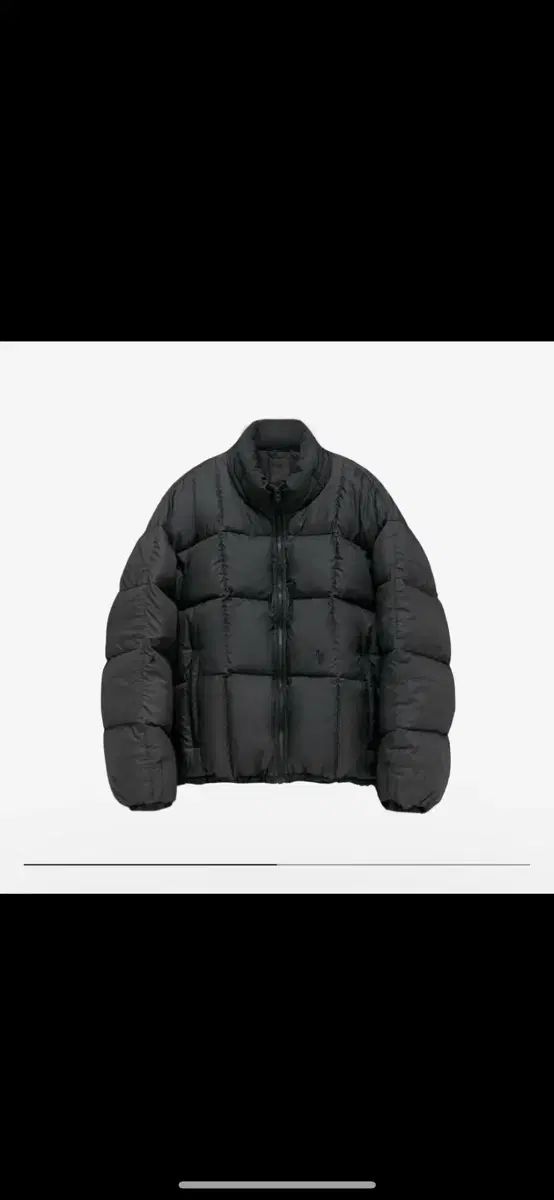 3 POLYTERU パッチド パファー ダウン ジャケット DARK チャコール