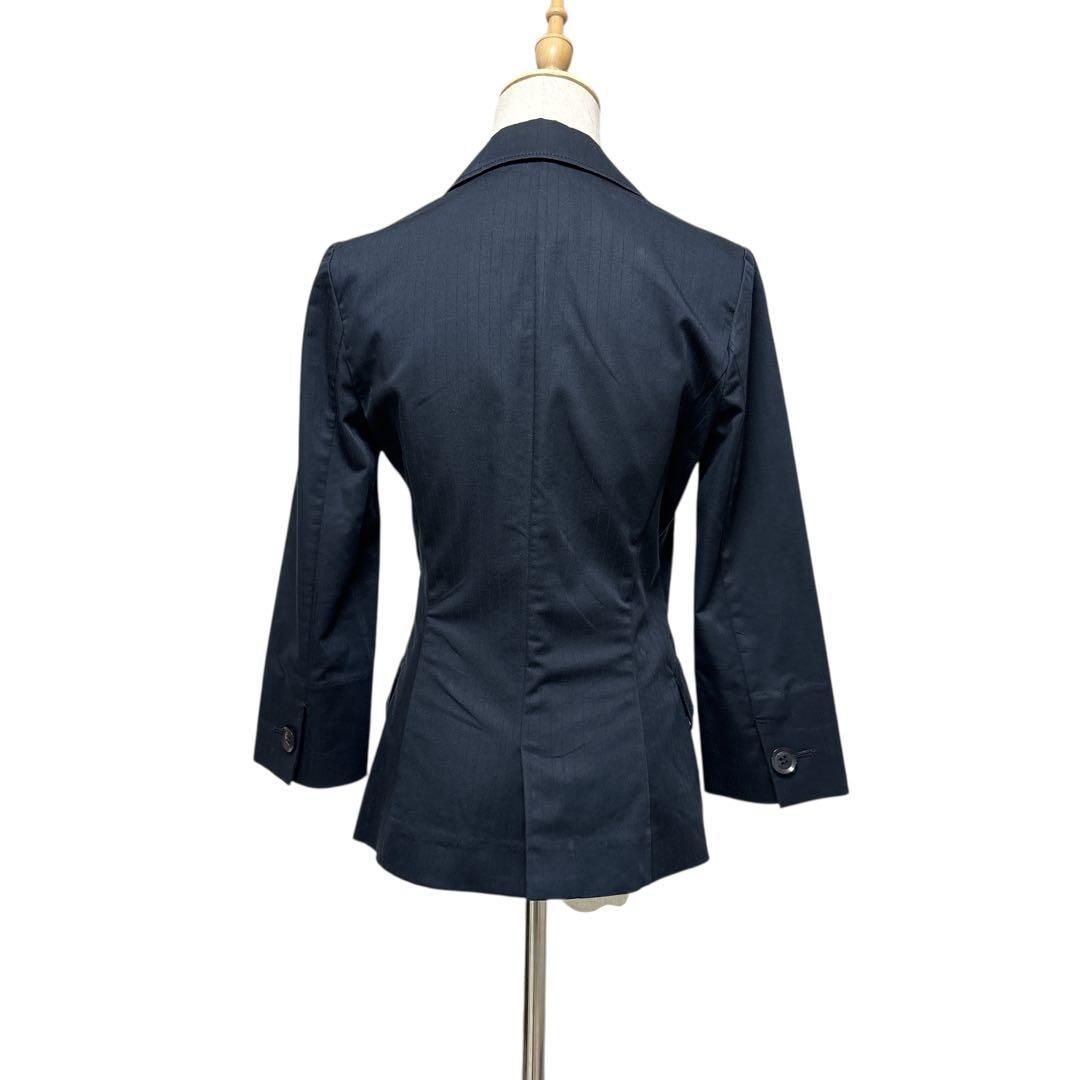 Le souk テーラードジャケット ネイビー 【38】 ストレッチ生地 極美品