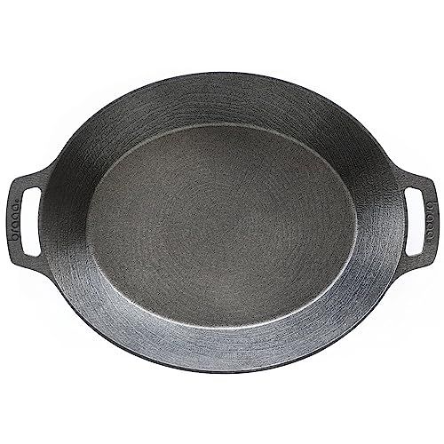 JHQ × braaa 鉄板マルチグリドルポット VBKZ 001-BK オーバル型 m 3 b 440 dfa