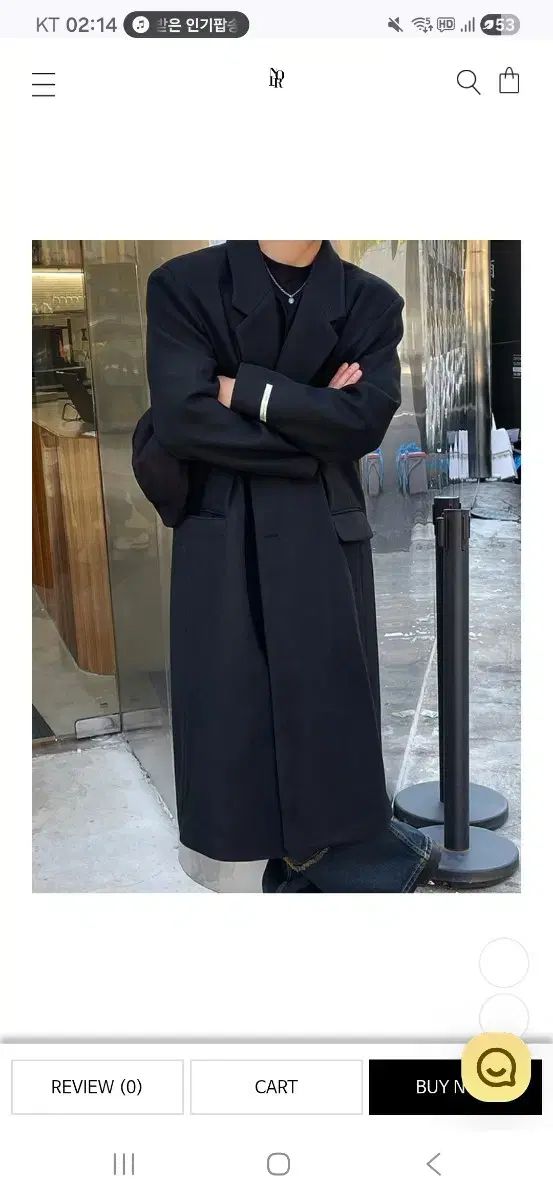 ロング丈コート