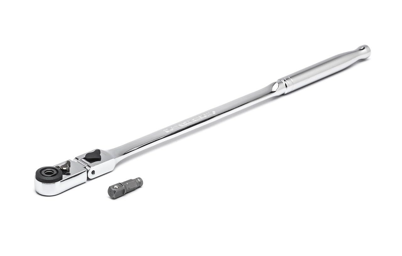 GEARWRENCH 1/4DR スリムヘッドラチェット 12インチ (1個) 81030 [合金鋼]