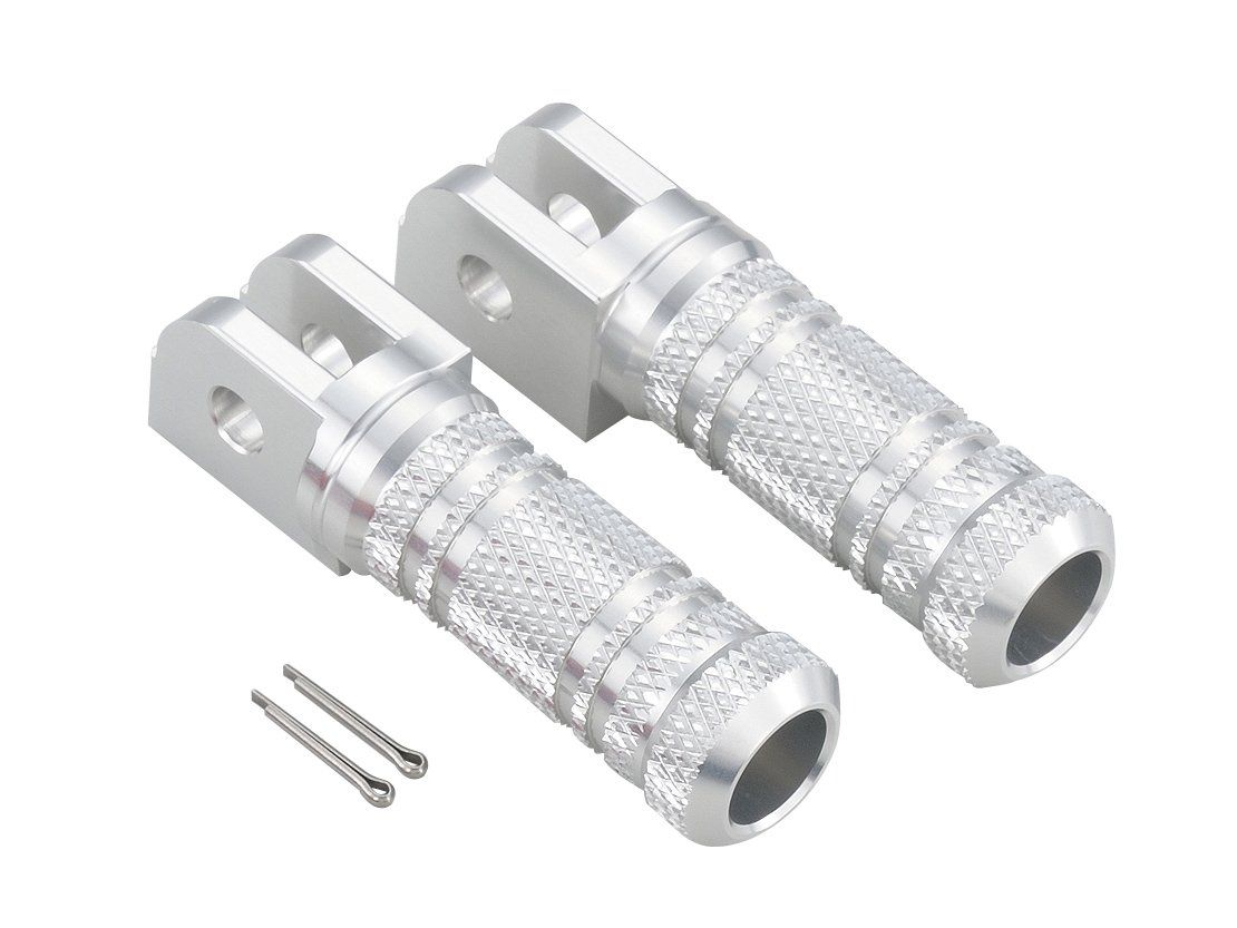 ポッシュフェイス POSH FAITH バイク用品 アルミマシンドステップバー YZF-R 25|A 2015-2020年 | MT-25 MT-03 2016-2019年 等 シルバー 066172-03