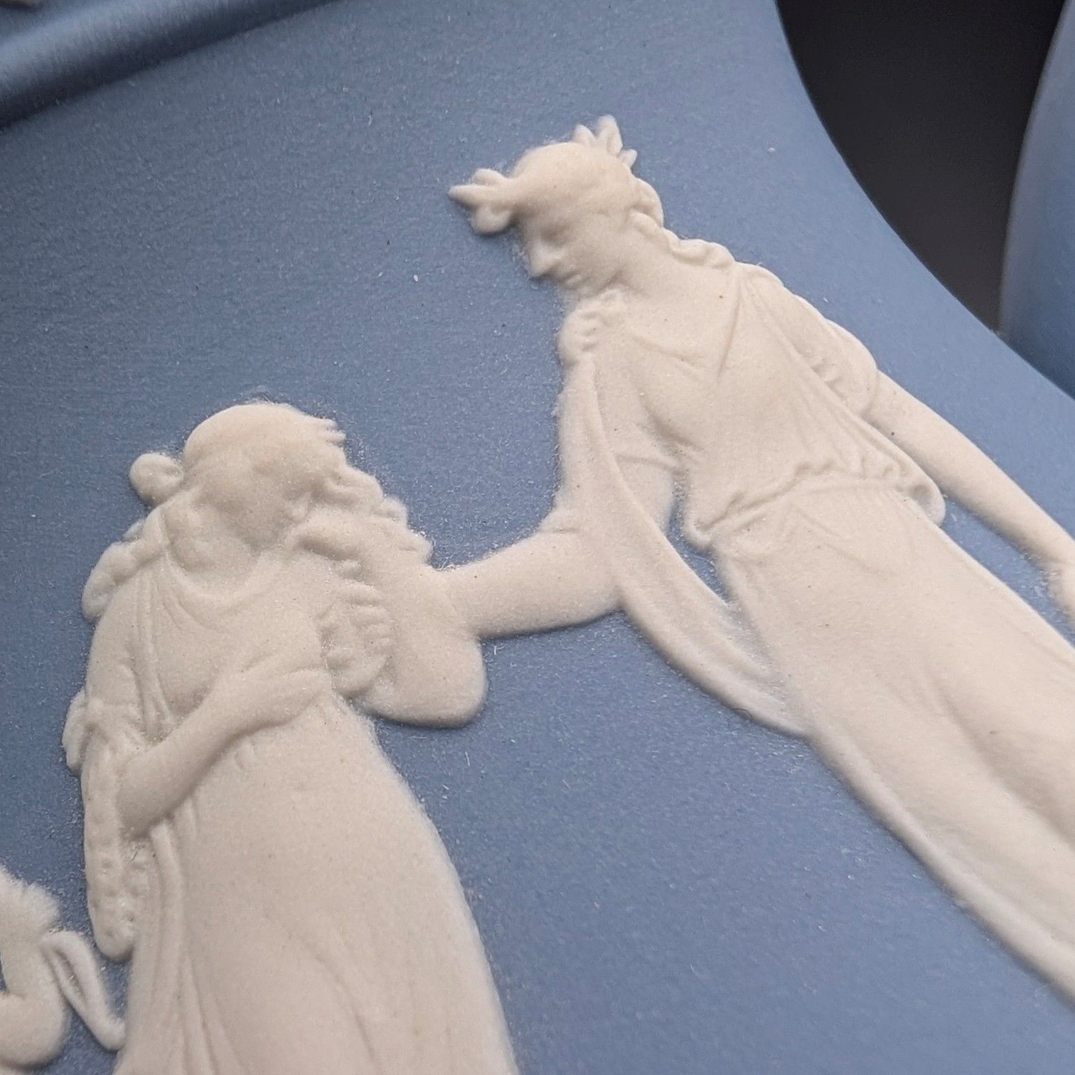 英国ヴィンテージ ウェッジウッド ジャスパーウェア製 ジャグ 箱 カタログ付き