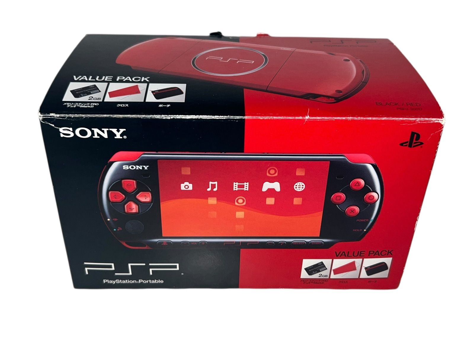psp 本体 バリューパック レッド ブラック psp-3000