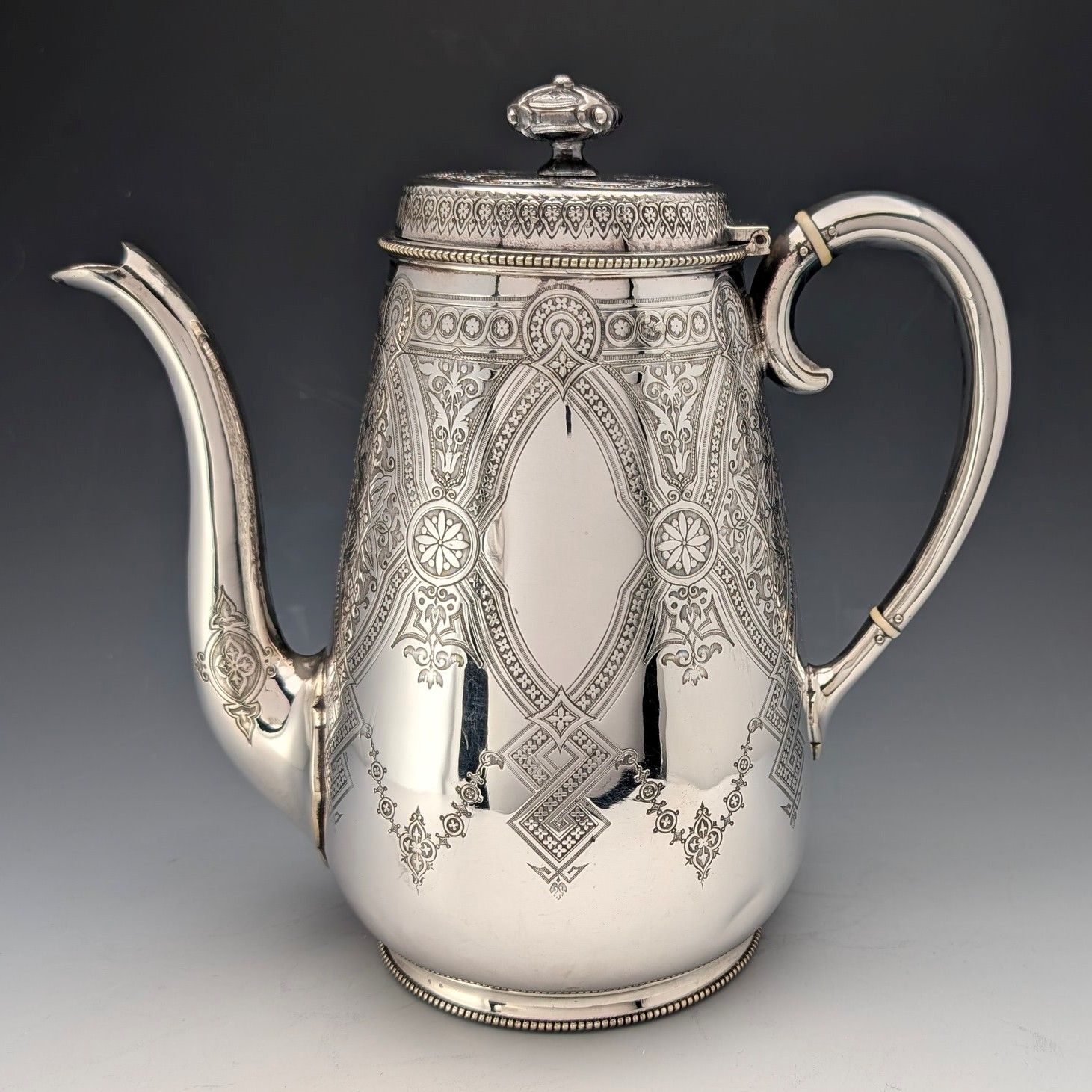 シルバープレート製 ティー＆コーヒーセット