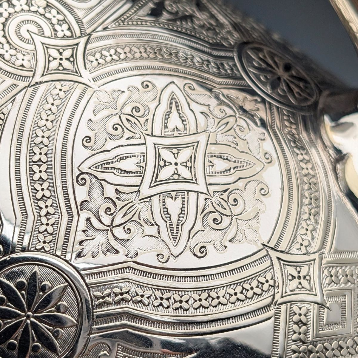 英国アンティーク シルバープレート製 ティー＆コーヒーセット