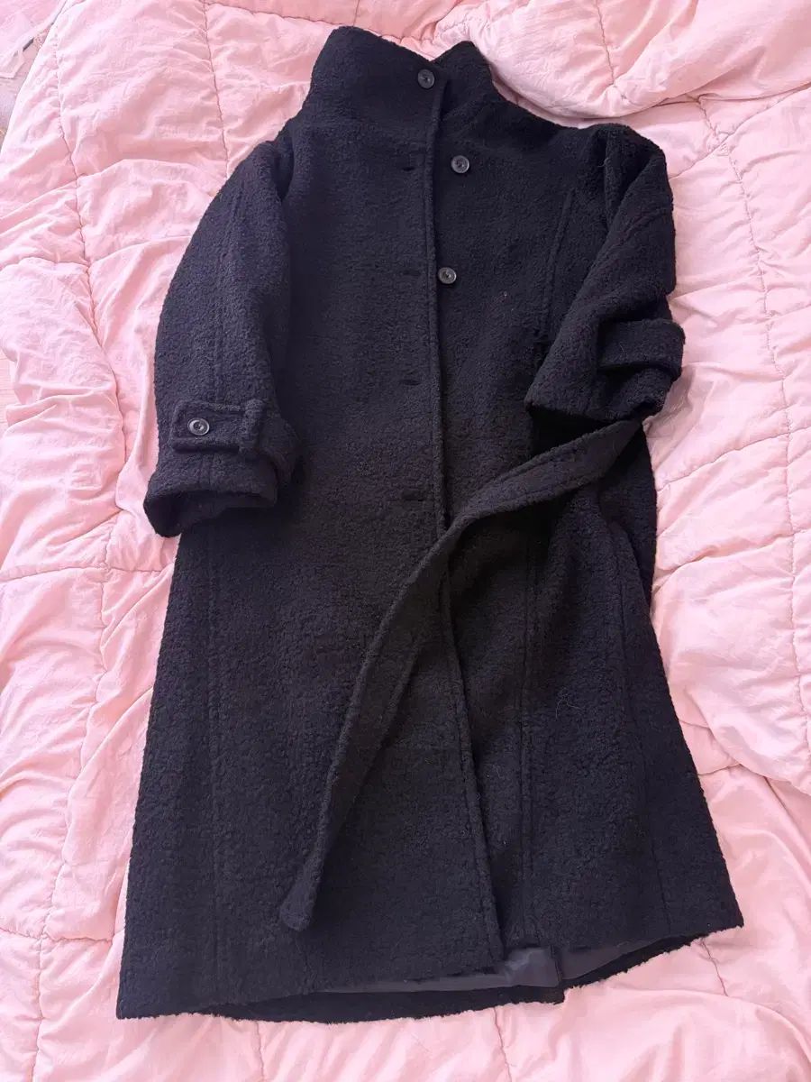 ８seconds ブークレ ハイネック ロング コート