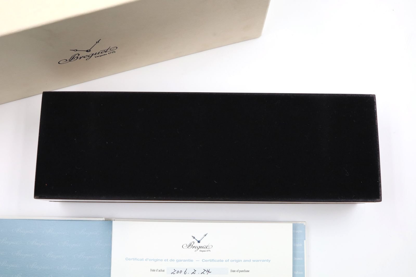 最上級モデル＆入手困難＆ギャラ・説明書付】ブレゲ 空箱 ボックス