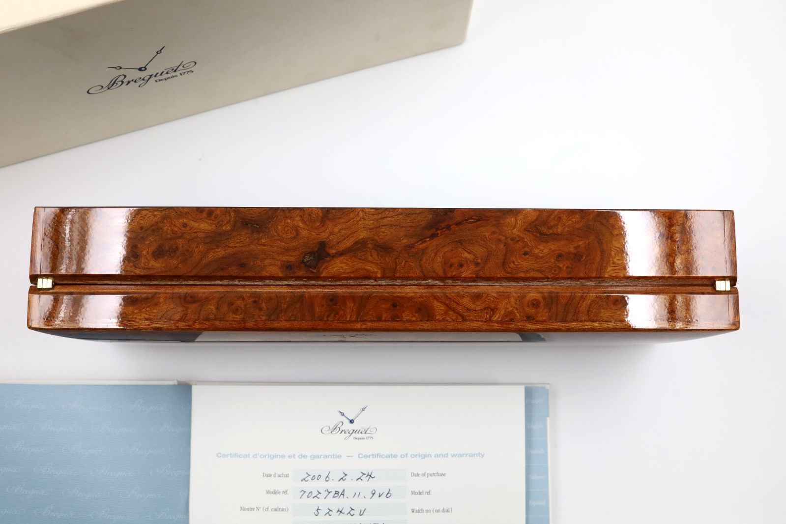 最上級モデル＆入手困難＆ギャラ・説明書付】ブレゲ 空箱 ボックス