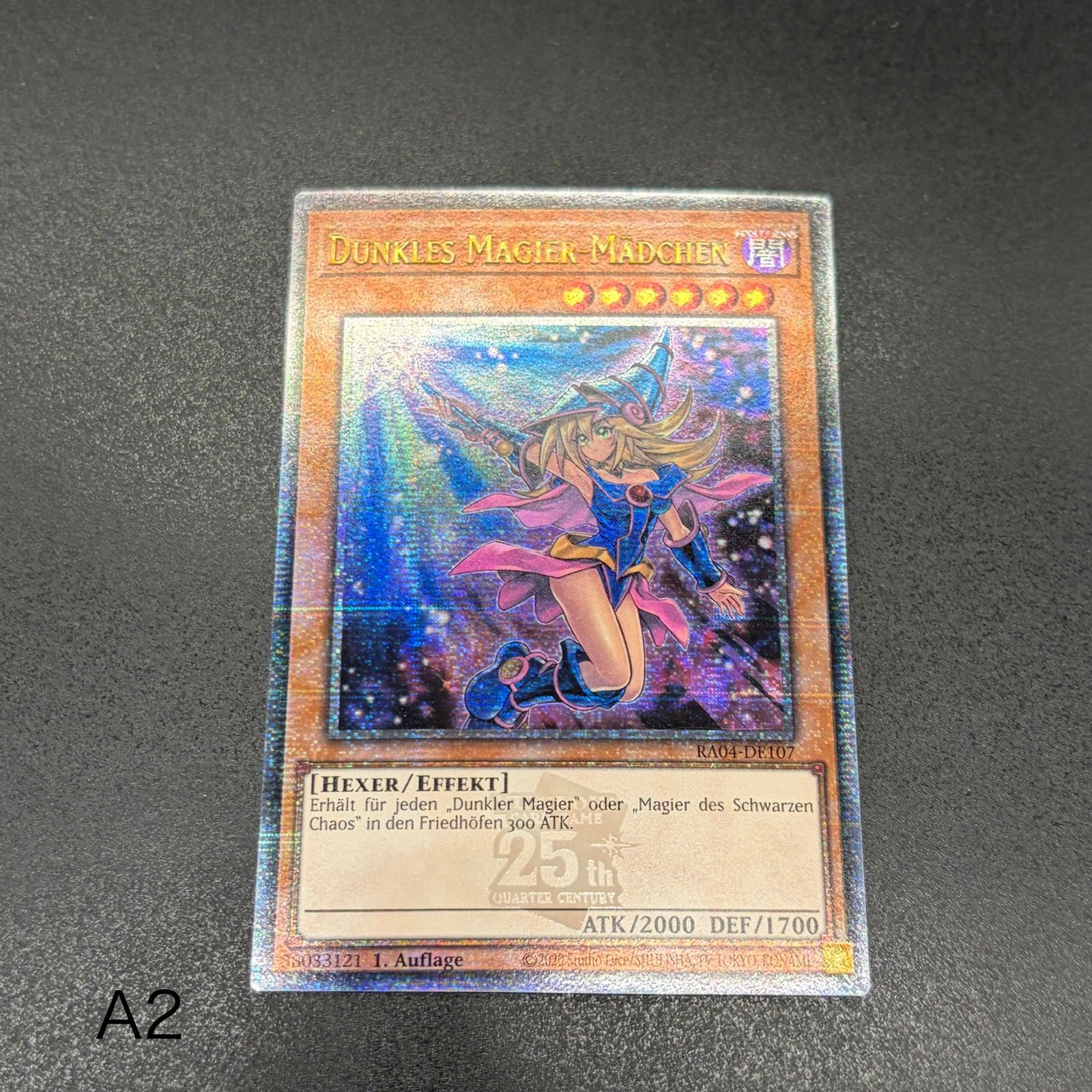 遊戯王 ブラック・マジシャン・ガール/クオシク/ドイツ語/1st/EU版 A2