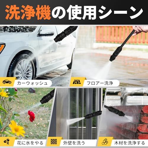  迅速に発送 高圧洗浄機超軽量2.8 kg 高圧洗浄 新型12 MPaミニ高圧洗車機 コンパクト IPX 5防水 コンパクト収納 無段階ノズル調整 泡ノズル ダブル吸引と直通水ホース 温水対応 水道管に接続 噴射距離15メートル 女性や高齢者でも片手操作 洗 高圧洗浄機本体 高圧洗浄機