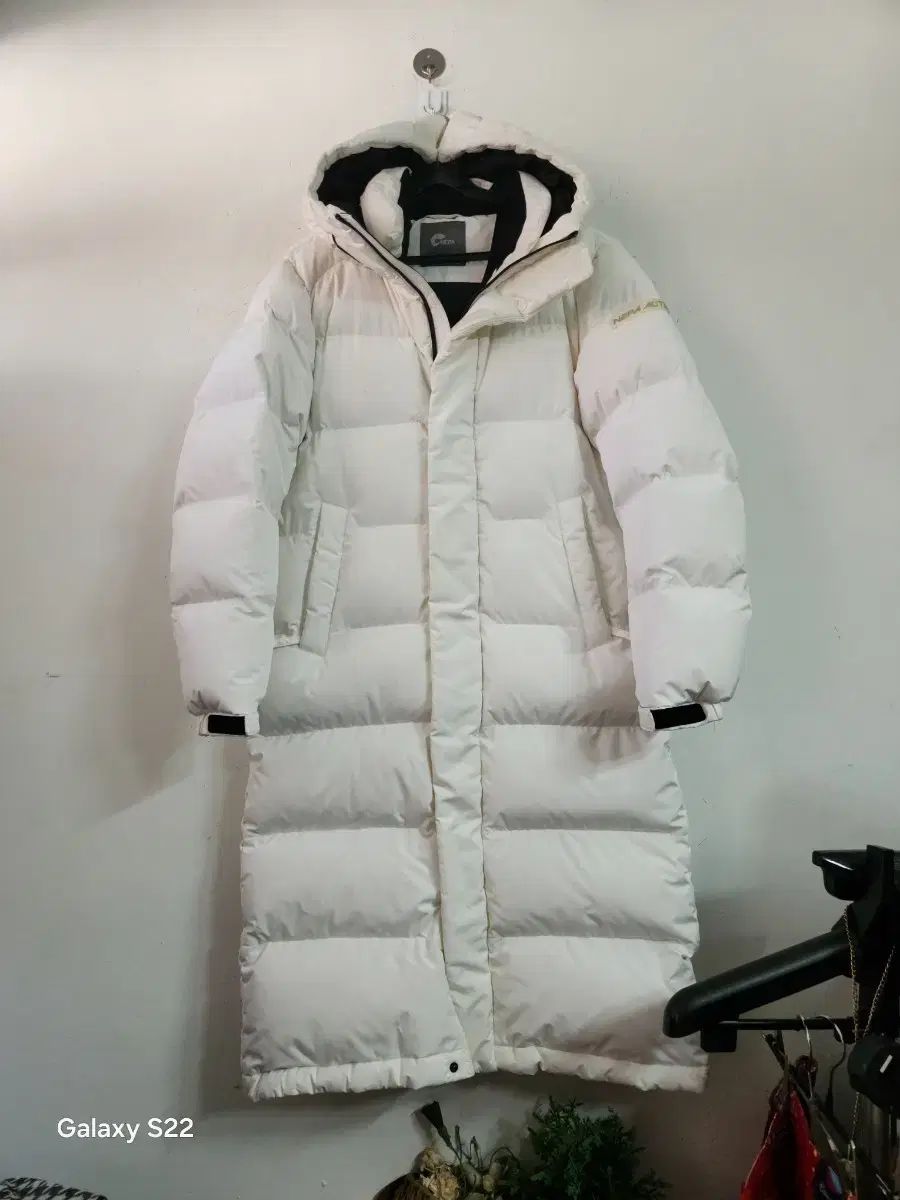 NEPA ネパ 白 ダウンジャケット ロング丈 レディース