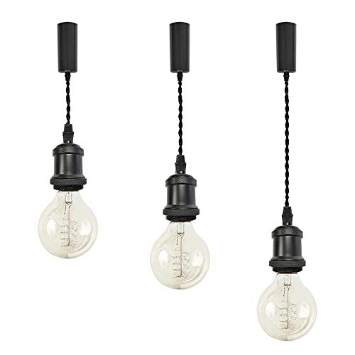 パック ダクトレール式 コード収納コップ付き 長さ自由で調節可 レトロ 1灯ペンダント ツイストコード 真鍮メッキ古仕上げ インテリア照明 カフェ LED電球対応 ライトソケット ダクトレールライト ライティングレールライト E 2 73 b 8317 c