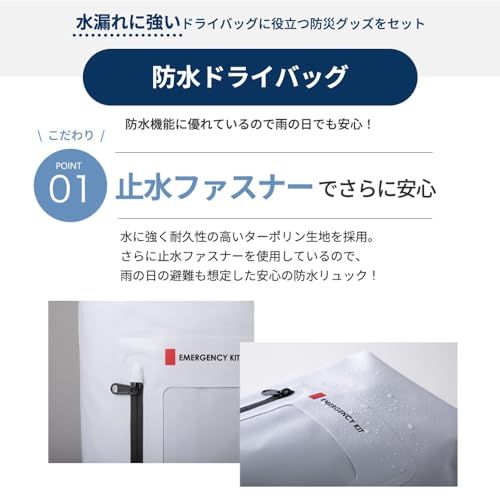  迅速に発送 岸田産業 防災セット 緊急防災17点セット 1000 E 災害 グッズ リュック 非常持ち出し袋 避難グッズ ターポリンバッグ8-1000 非常用持ち出しセット 避難生活用品