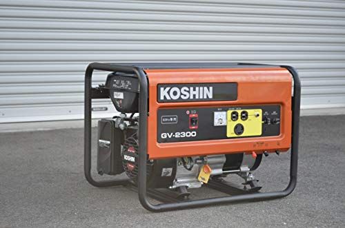 迅速に発送 工進 KOSHIN スタンダード 発電機 定格出力2.3 kVA GV-2300 60 Hz用 オープン型 非常用 防災用 災害用 備蓄 災蓄 電源 台風 地震