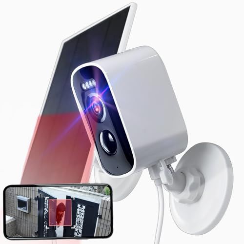 穴あけ不要 強力マグネット式ソーラーパネル カメラ 日本企画 atRise 防犯カメラ 屋外 ソーラー 3 K 465万画素 防水IP 66規格 646264 d 9