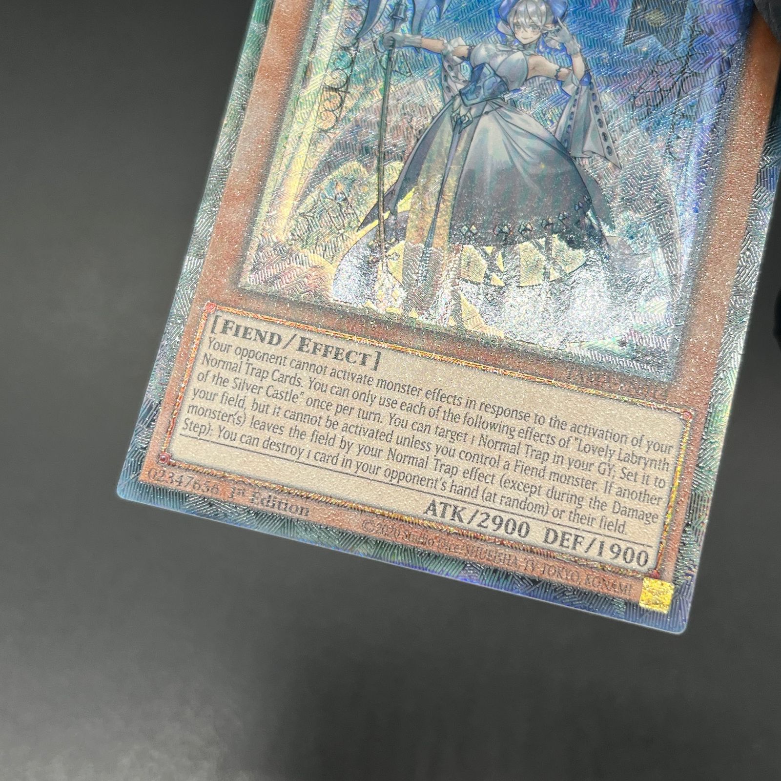 遊戯王　白銀の城のラビュリンス　コレクターズレア　英語版　1st 英語 Eu 1st 白銀の城のラビュリンス コレクターズレア | Tk2 Card