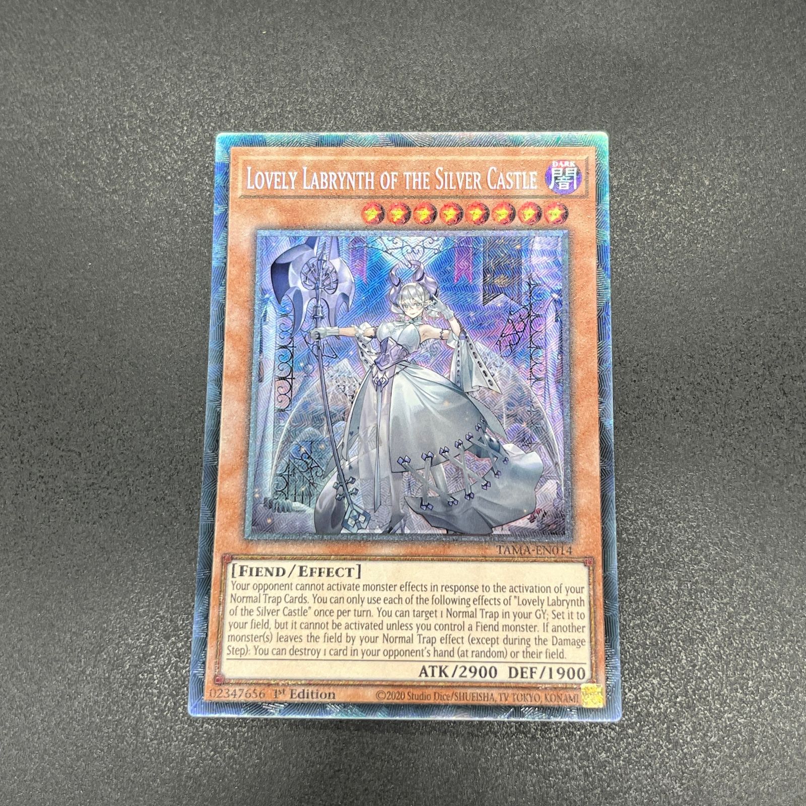 ars10+ 白銀の城のラビュリンス コレクターズレア　英語版 遊戯王 白銀の城のラビュリンス/コレクターズレア/英語/1st/EU版 A3