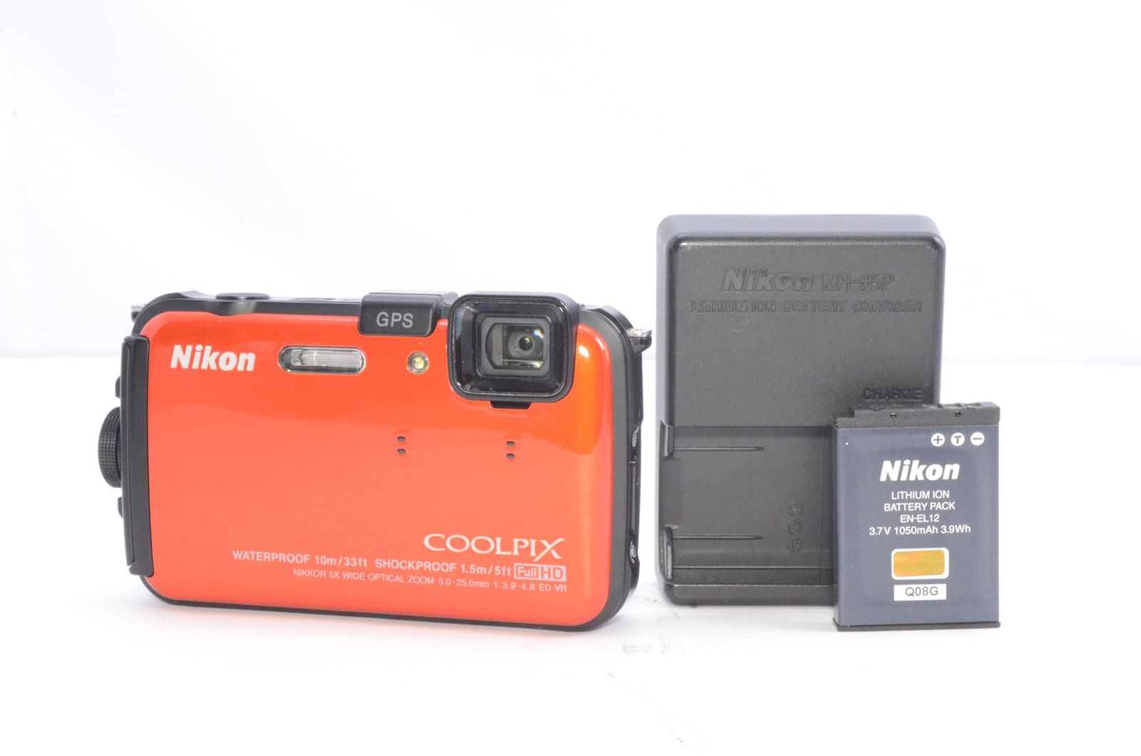 Nikon デジタルカメラ COOLPIX クールピクス AW 100 サンシャインオレンジ