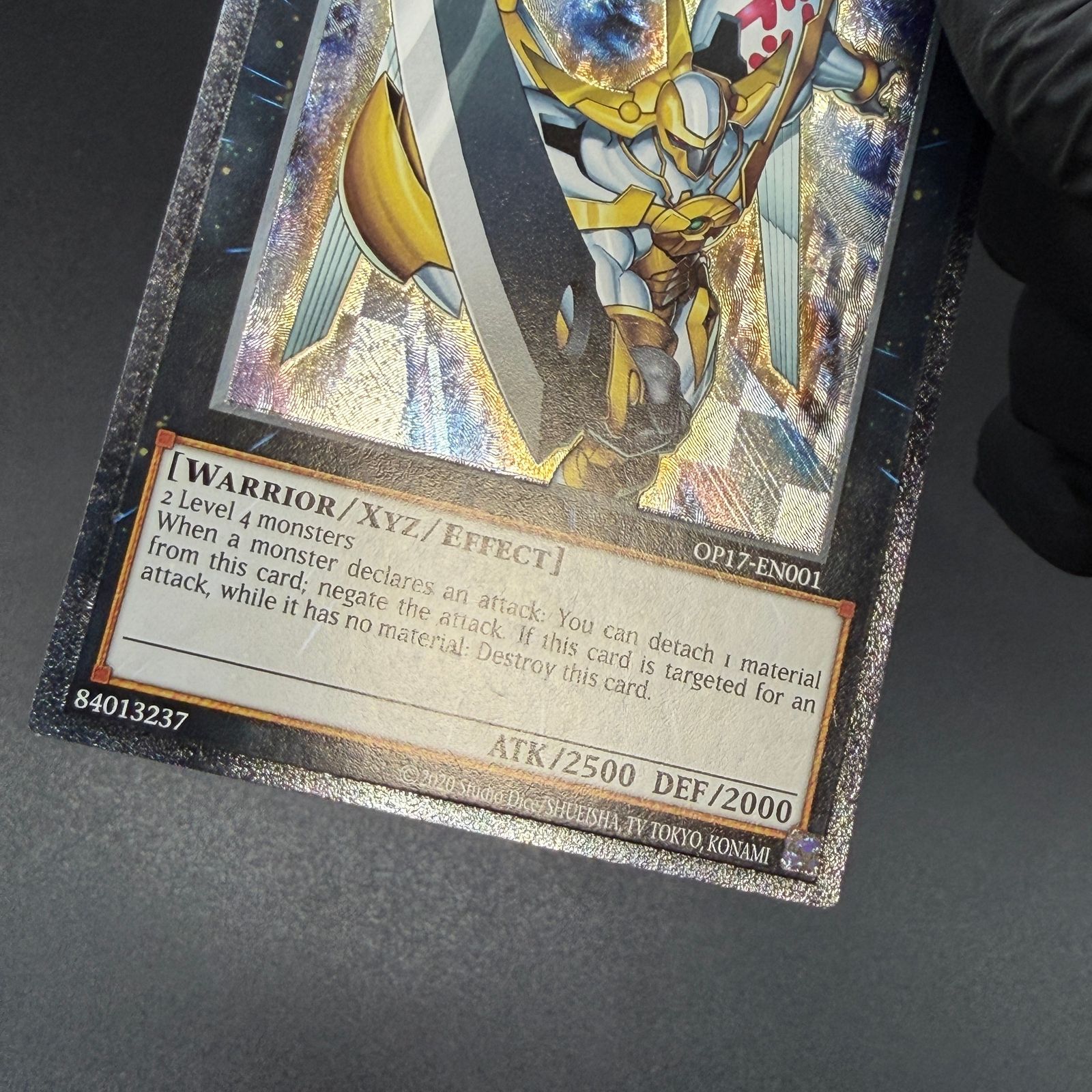 遊戯王 No.39 希望皇ホープ/レリーフ/英語/EU版 A- - メルカリ