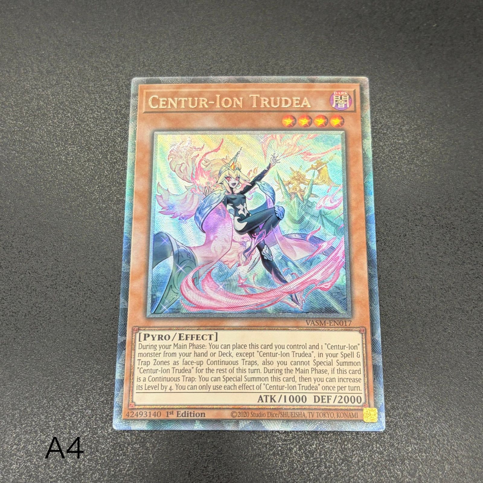 遊戯王 従騎士トゥルーデア|コレクターズ |英語|1 st|EU版 A 4