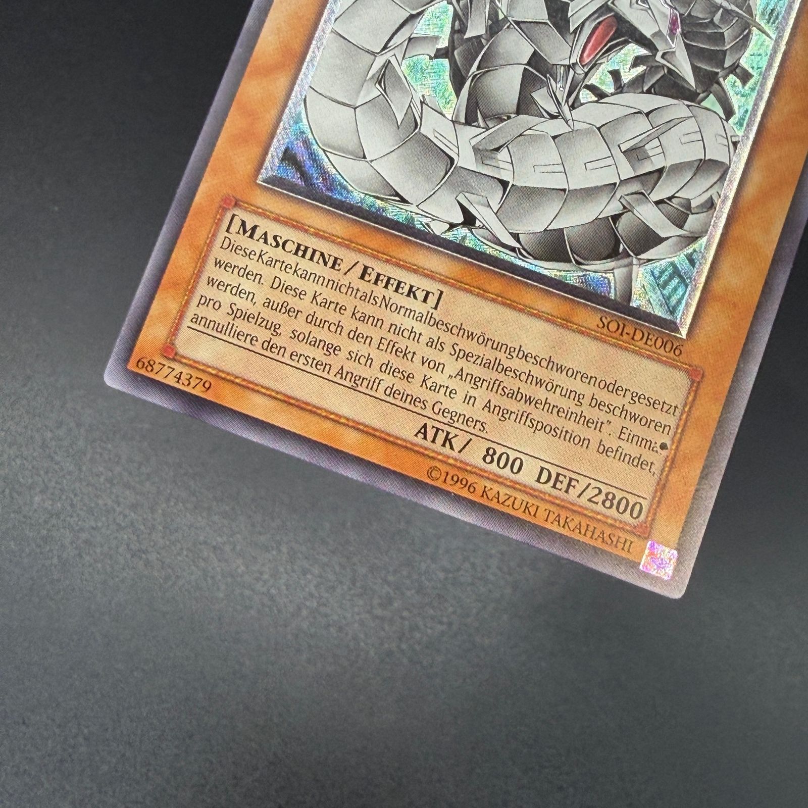 遊戯王 サイバー・バリア・ドラゴン/レリーフ/ドイツ/EU版 A - メルカリ