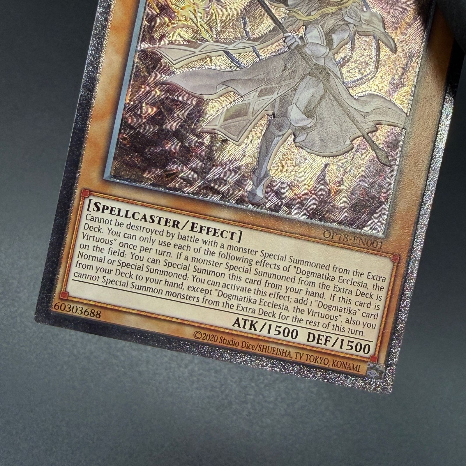 遊戯王 教導の聖女エクレシア/レリーフ/英語/EU版 A3 - メルカリ