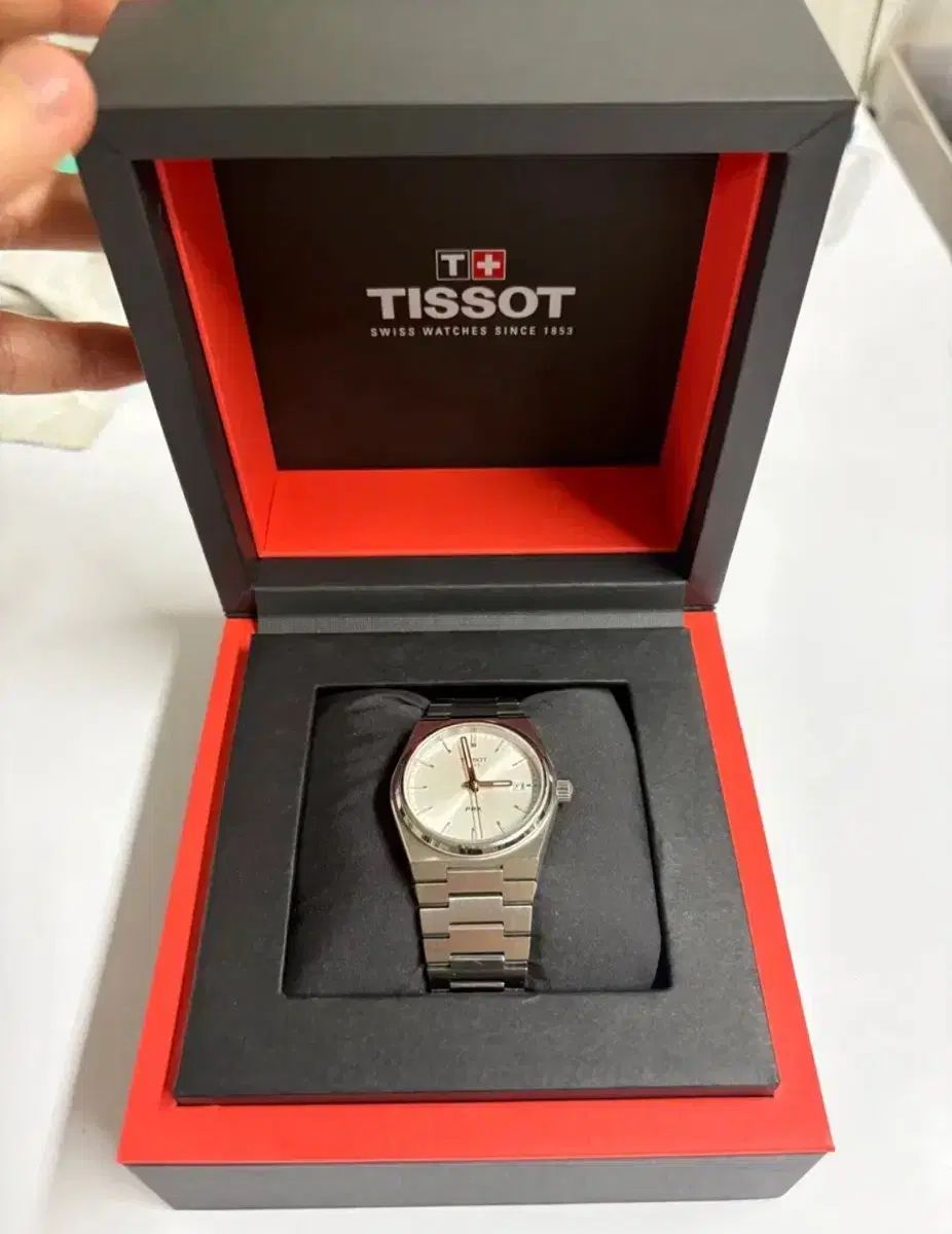 TISSOT ティソ PRX クォーツ 35 mm シルバー フルセット
