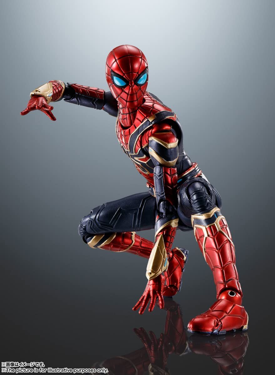 NATIONS S.H.フィギュアーツ アイアン スパイダー スパイダーマン ノー ウェイ ホーム 再販版 約145 mm PVC-ABS製 塗装済み可動フィギュア