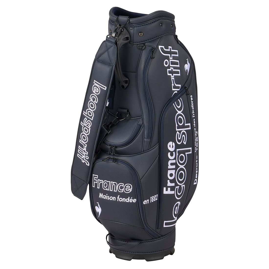 ルコックスポルティフ ゴルフ le coq sportif GOLF ゴルフ キャディバッグ 9 5型 グラフィックデザイン キャディバッグ 大口径モデル 9 5型