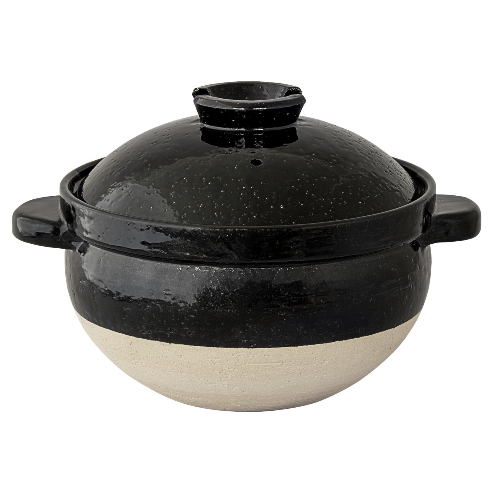 長谷園 かまどさん 土鍋 五合炊き 直径約26×高さ21.5 cm 伊賀焼 ご飯 炊飯 ごはん 炊き方レシピ付き 機能土鍋 ご飯鍋 炊飯鍋 日本製 長谷製陶 ACT-50