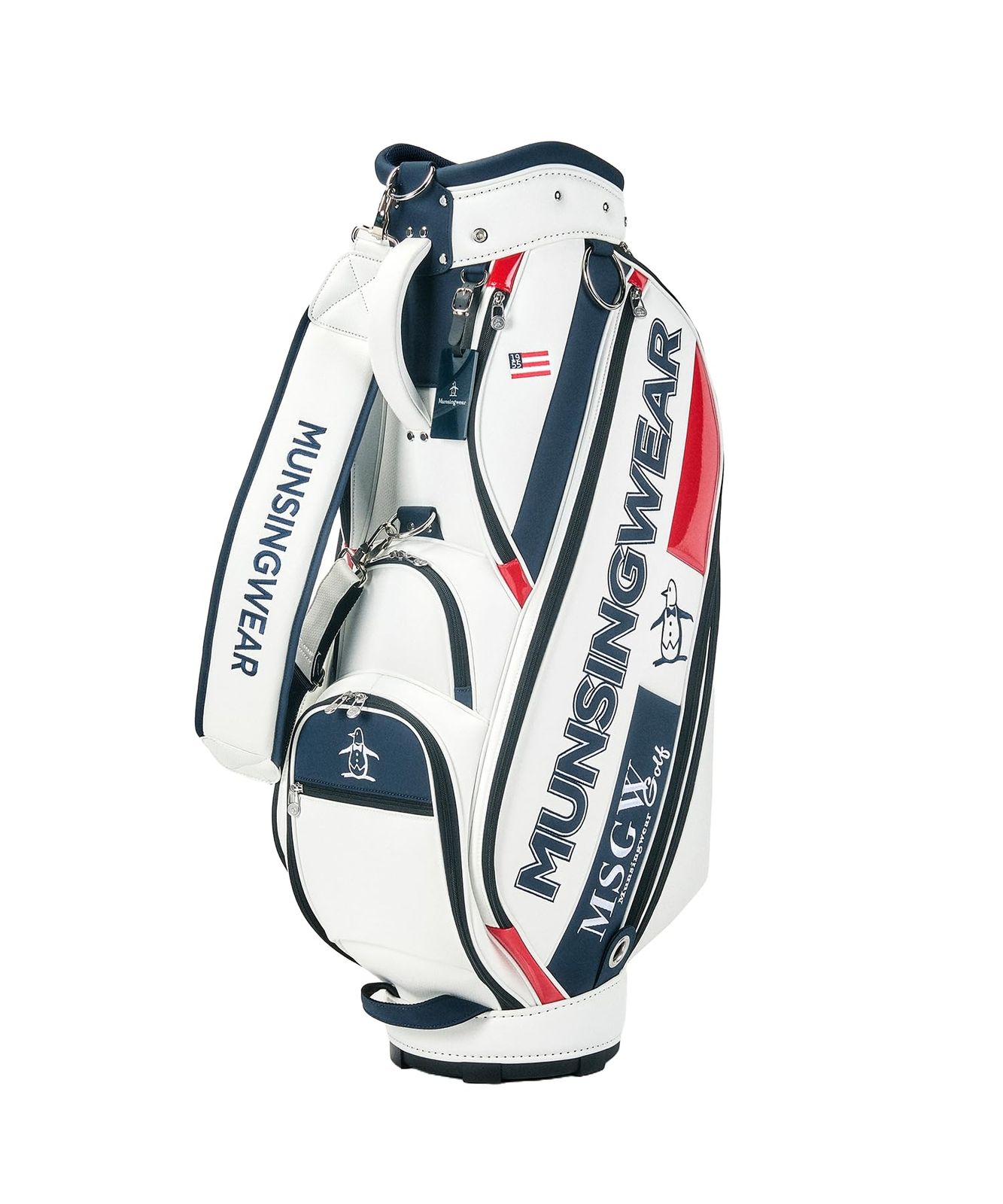 マンシングウェア キャディバッグ カートタイプ 9型 スポーティー ビッグロゴ ゴルフ MG4FCB05M