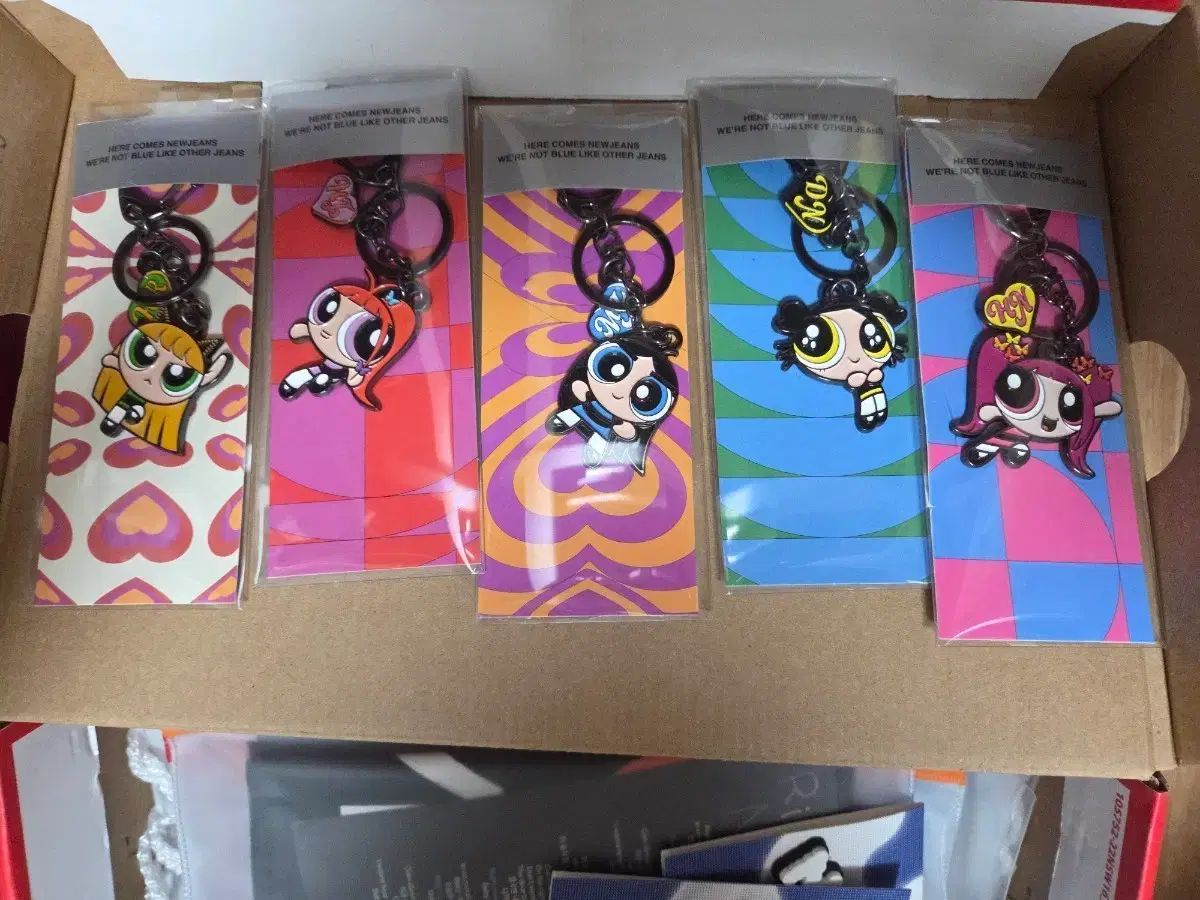 NewJeans ニュージーンズ パワーパフガールズ メタルキーホルダー