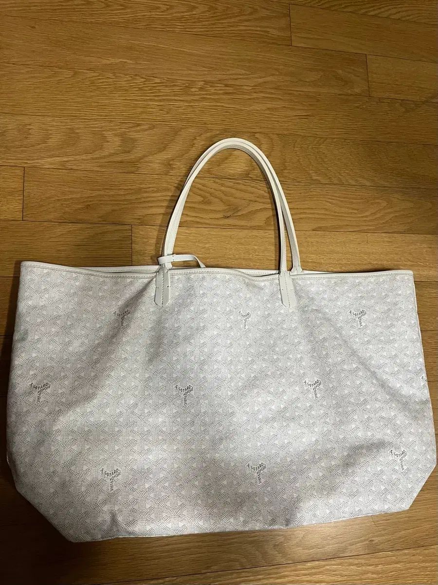 Masion Goyard ゴヤール サンルイバッグ 白 gm バッグ ダストバッグ